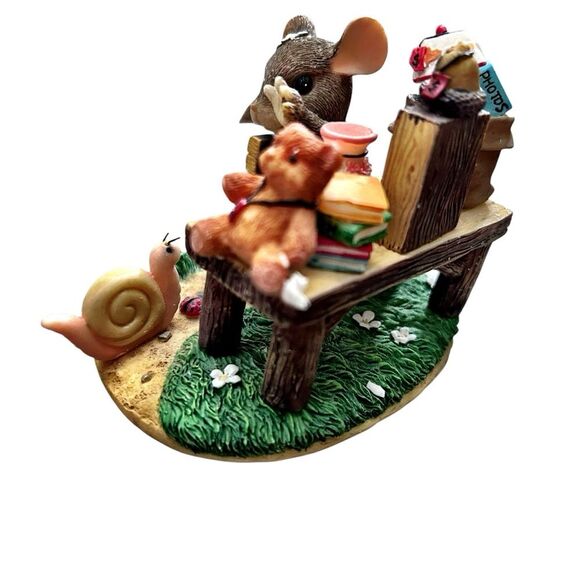 NWT Fitz & Floyd Charming Tails Friendship is Always an Option Ceramic Figurine - Picture 4 of 9